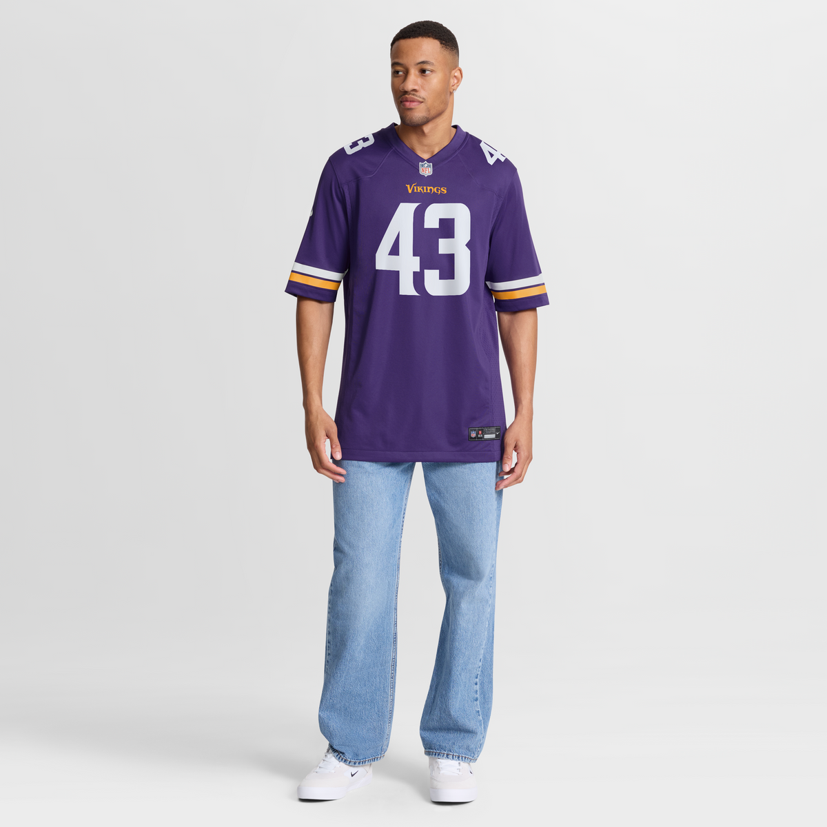 Men's Minnesota Vikings Andrew Van Ginkel White Alternate Jersey