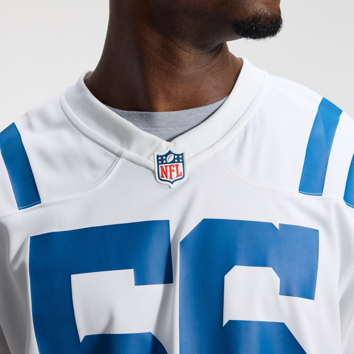 Men's Indianapolis Colts Quenton Nelson White Game Player Jersey
