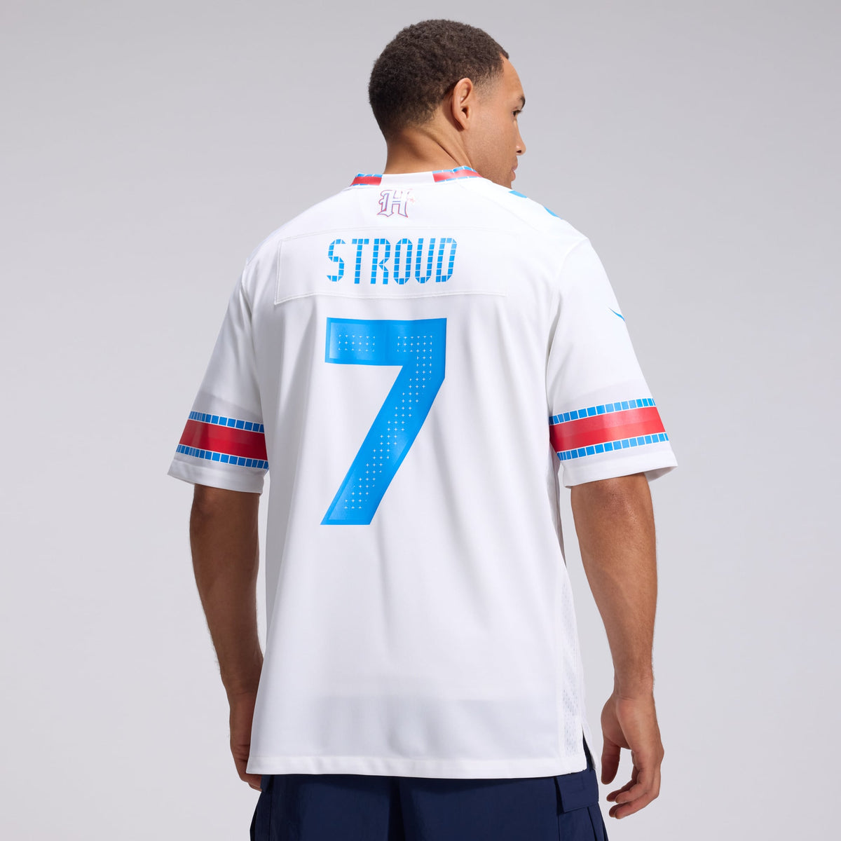 Men's Houston Texans C J Stroud White 2026 Rivalries Collection Jersey