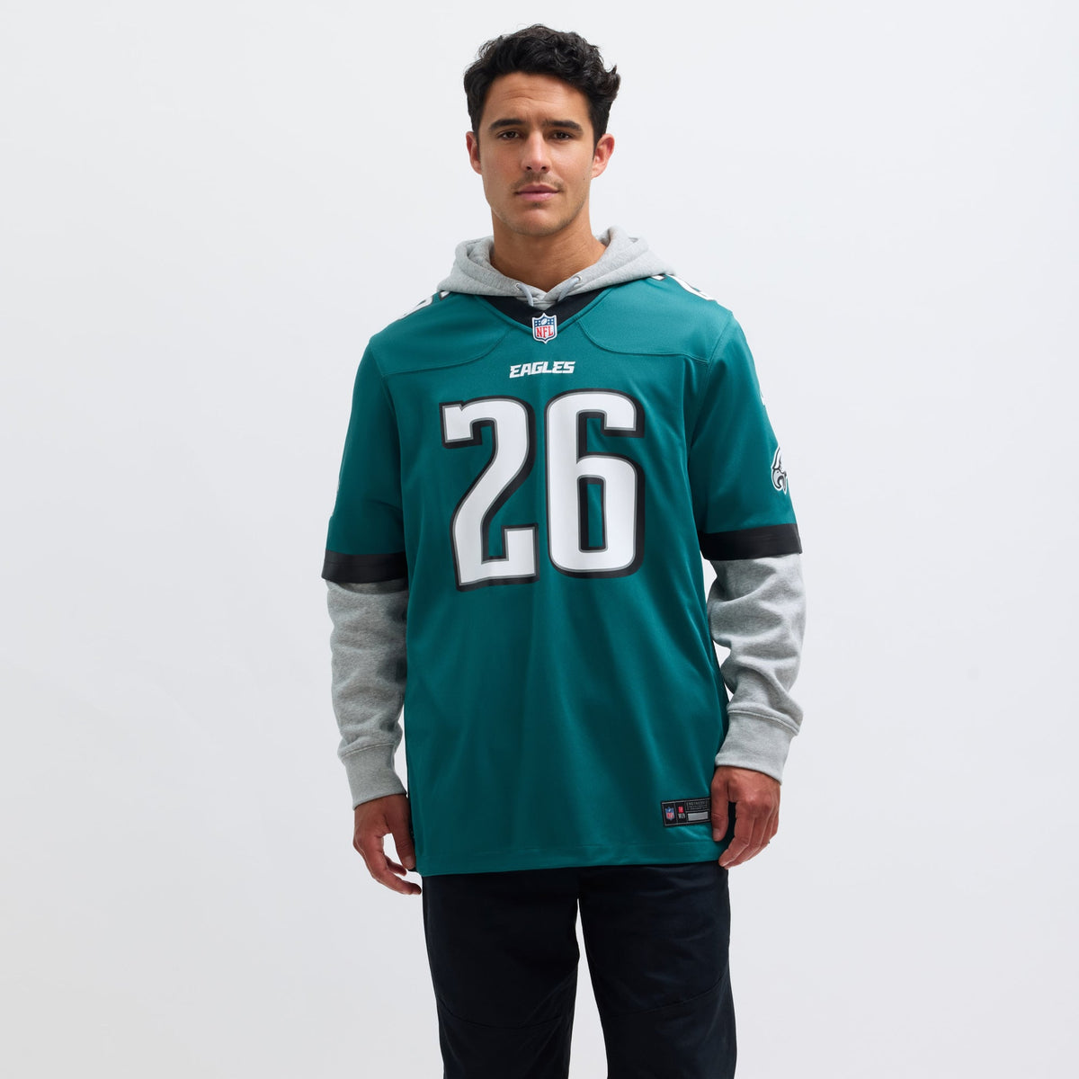 Men's Philadelphia Eagles Saquon Barkley Black Alternate Jersey