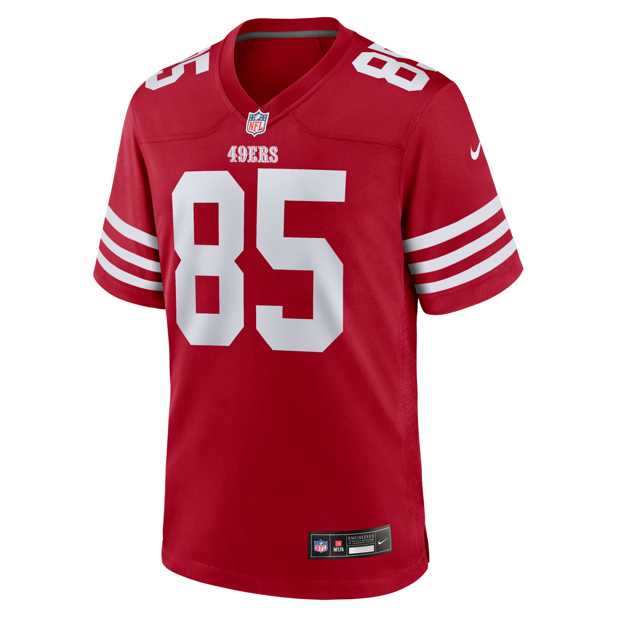 Men's San Francisco 49ers George Kittle Scarlet Team Jersey