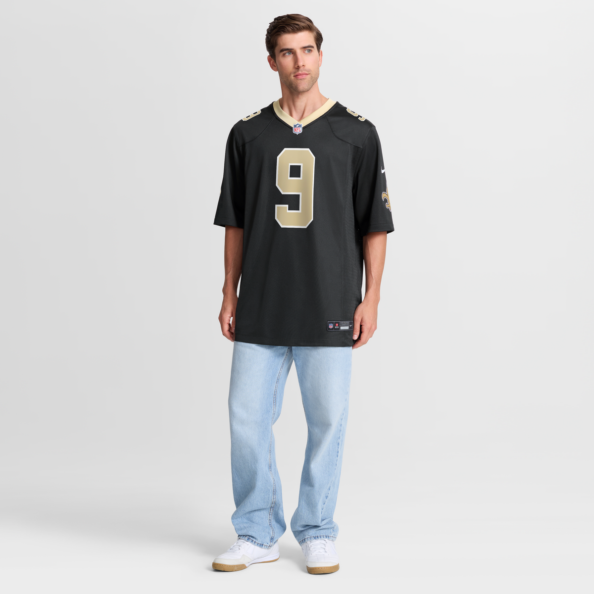 Men's New Orleans Saints Drew Brees White Jersey