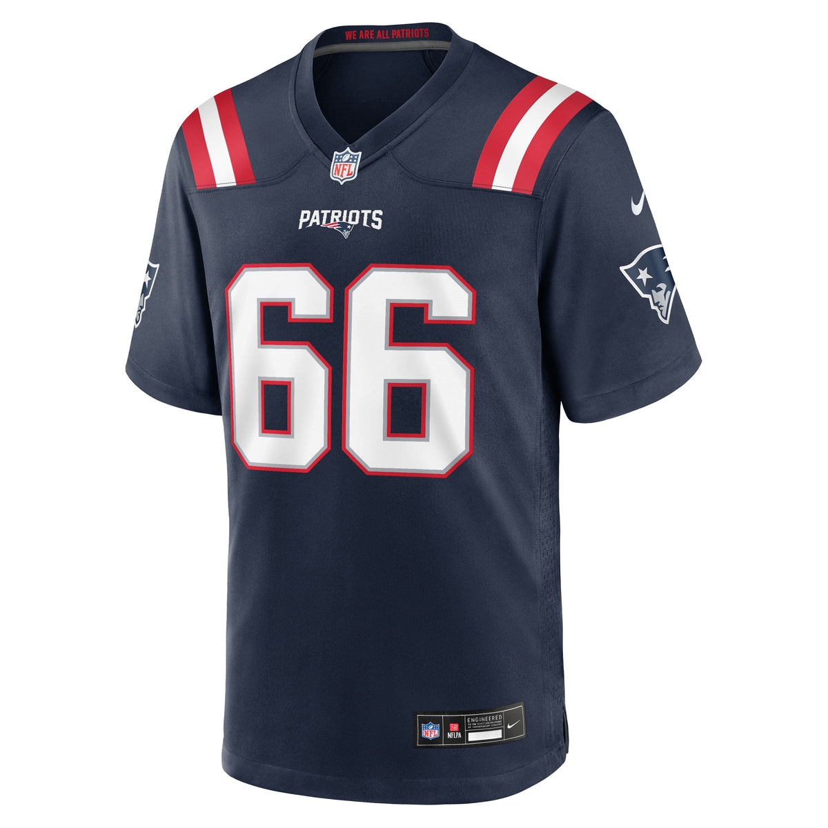 Men's New England Patriots Will Campbell Navy Team Jersey