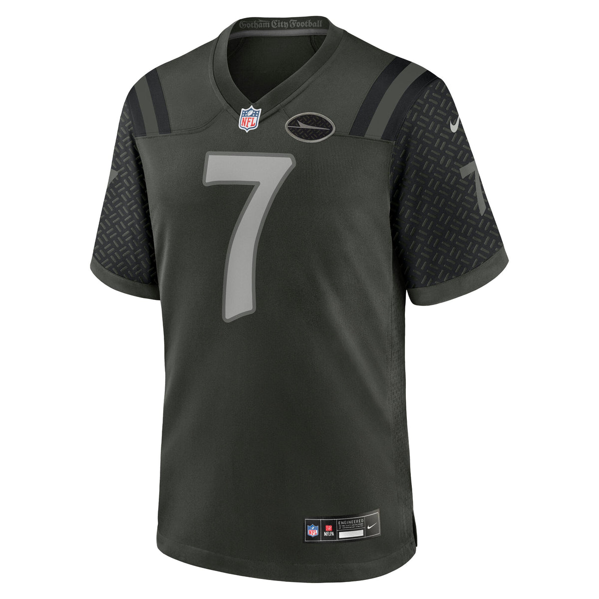 Men's New York Jets Justin Fields Gotham Green 2025 Rivalries Collection Jersey