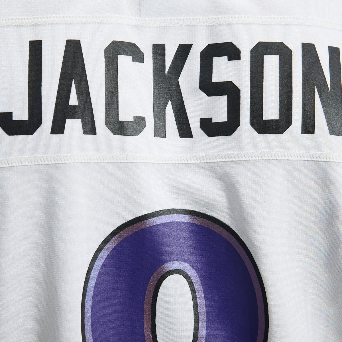 Men's Baltimore Ravens Lamar Jackson White Jersey