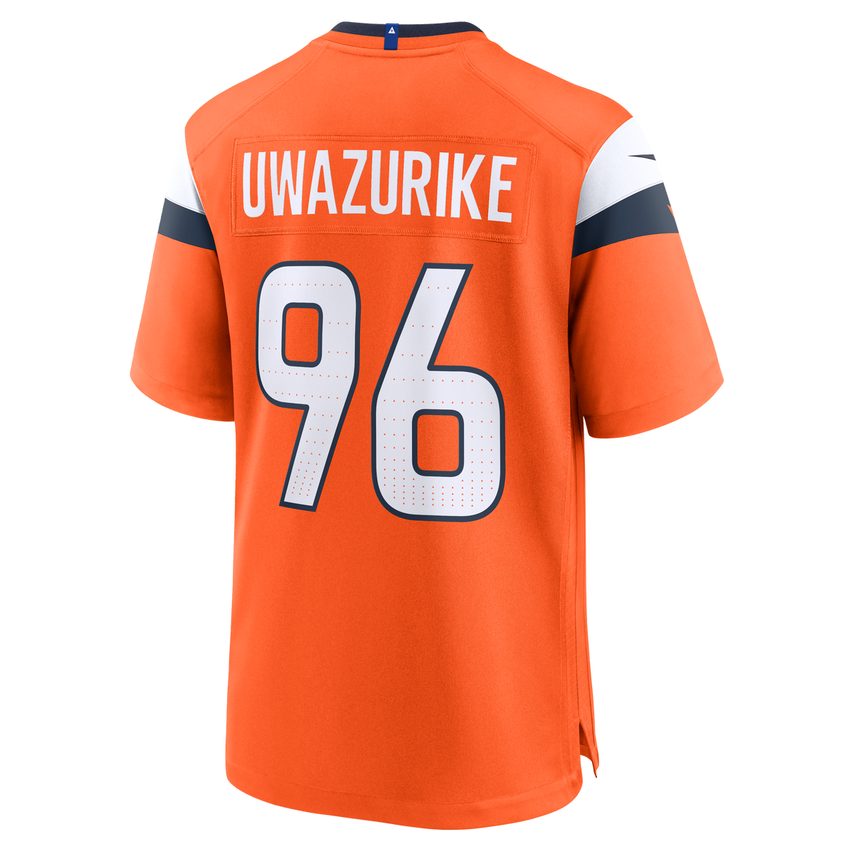 Men's Denver Broncos Eyioma Uwazurike Orange Team Jersey
