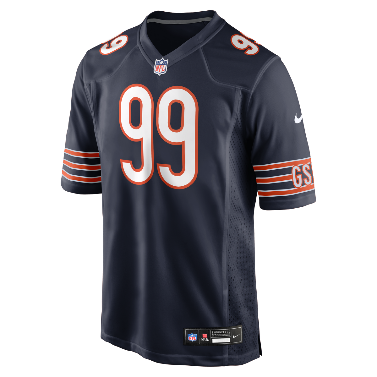 Men's Chicago Bears Gervon Dexter Sr Navy Team Jersey