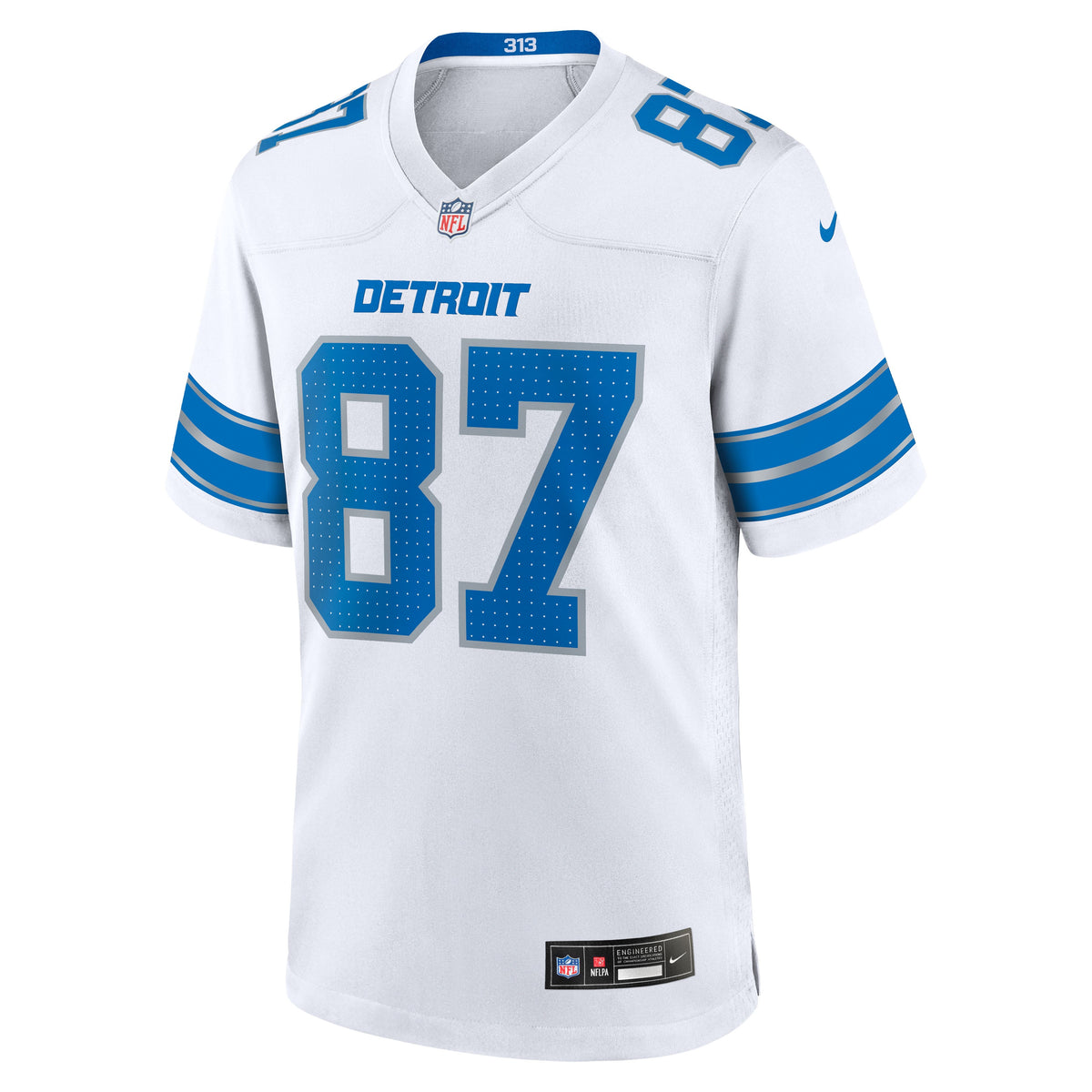 Men's Detroit Lions Sam LaPorta Black 2nd Alternate Jersey