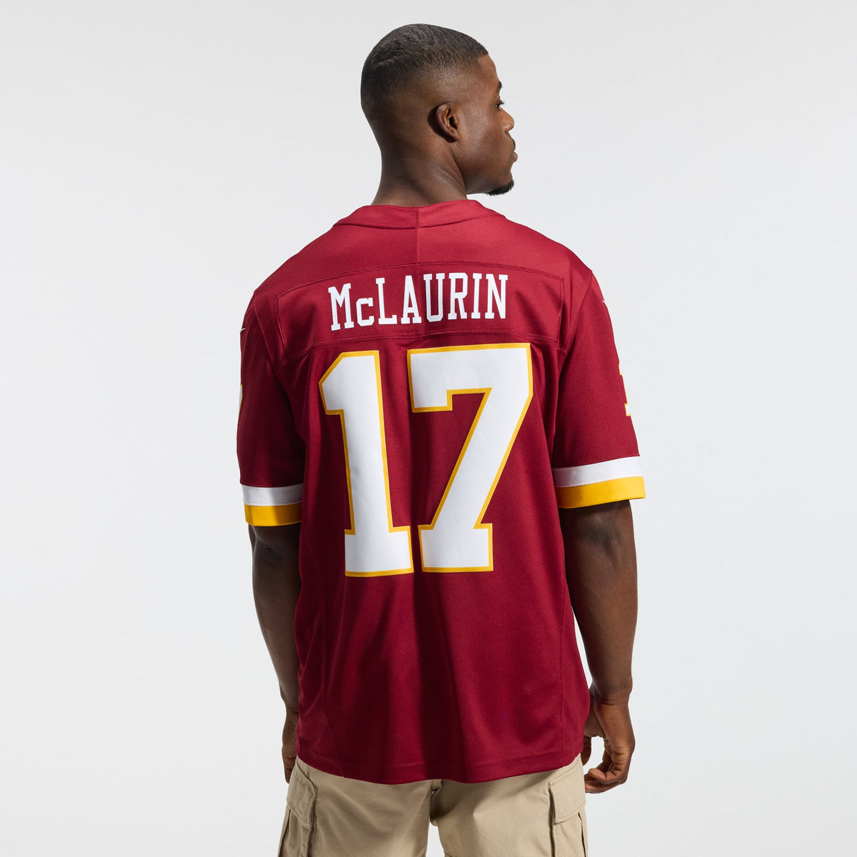 Men's Washington Commanders Terry McLaurin White Stitched Jersey