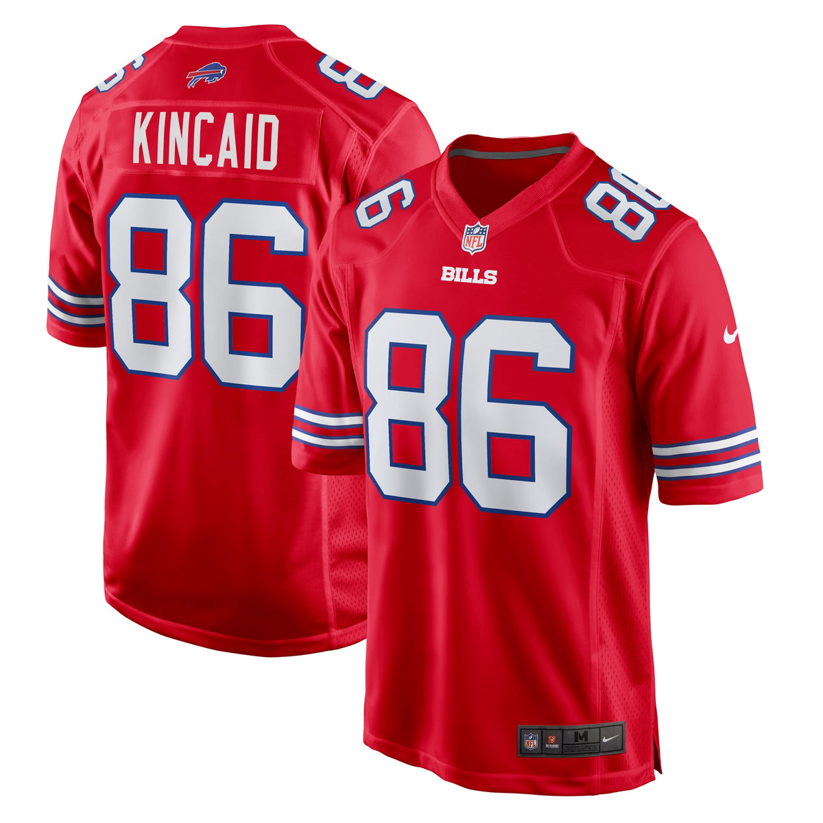 Men's Buffalo Bills Dalton Kincaid Red Alternate Jersey