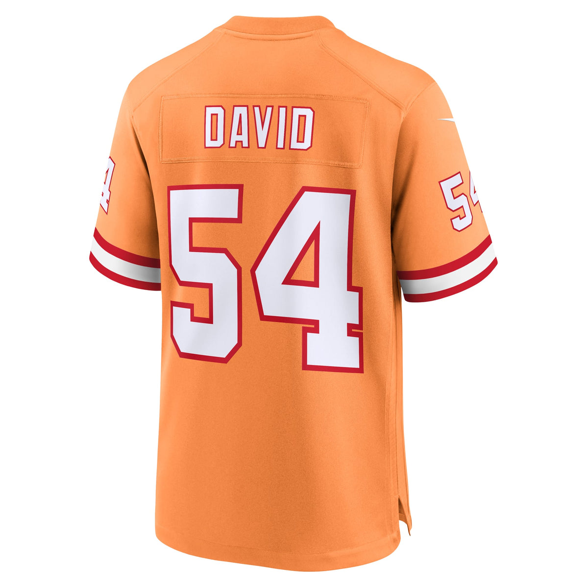 Men's Tampa Bay Buccaneers Lavonte David Orange Throwback Jersey