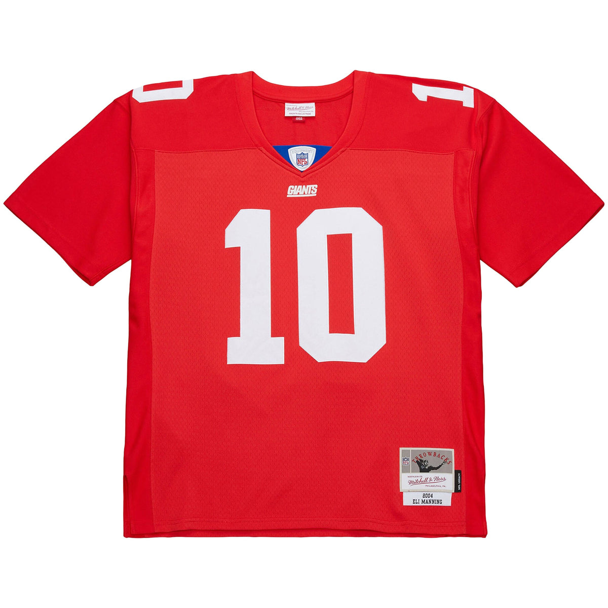 Men's New York Giants Eli Manning Red 2004 Team Legacy Retired Player Big & Tall Jersey