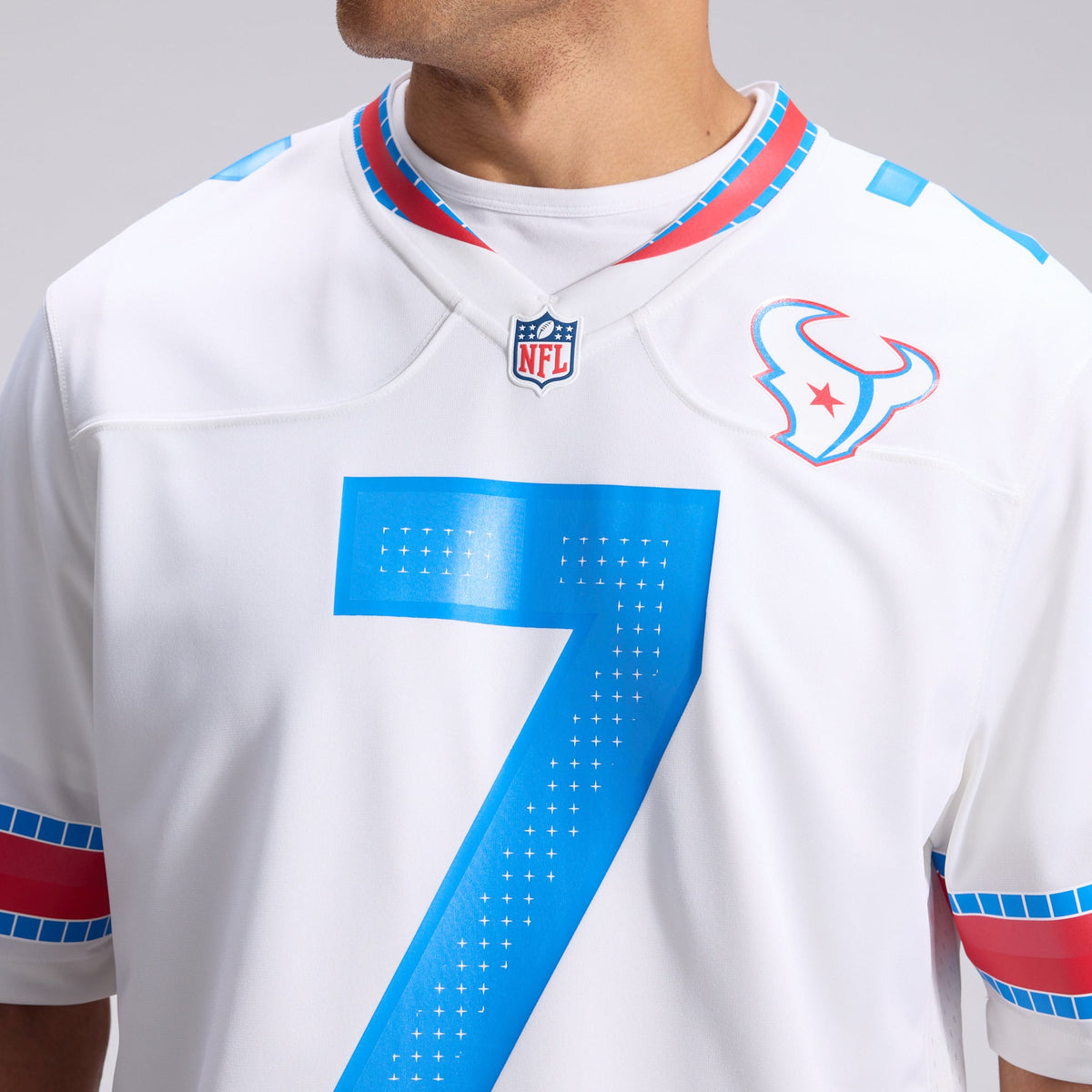 Men's Houston Texans C J Stroud White 2026 Rivalries Collection Jersey