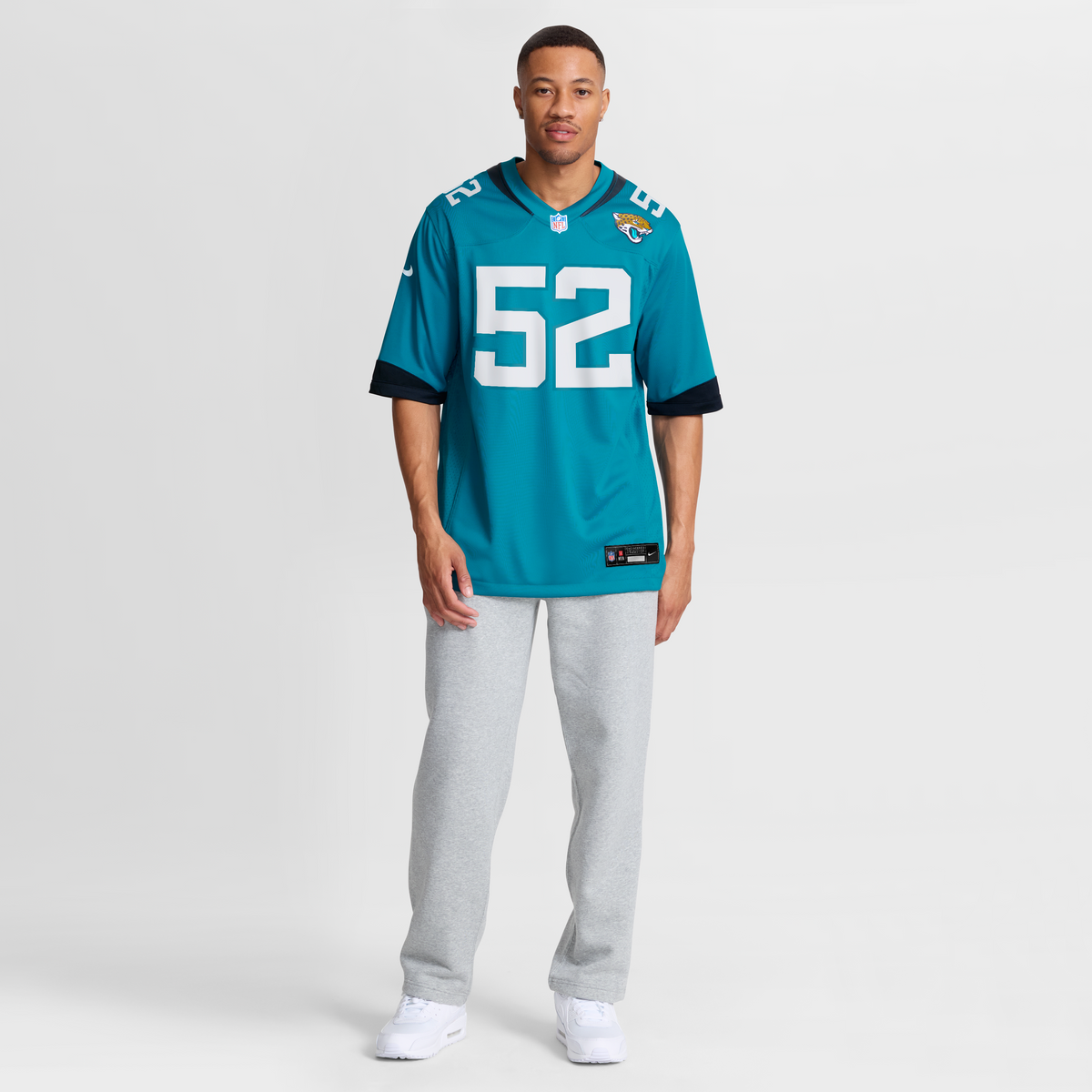 Men's Jacksonville Jaguars DaVon Hamilton Black Jersey