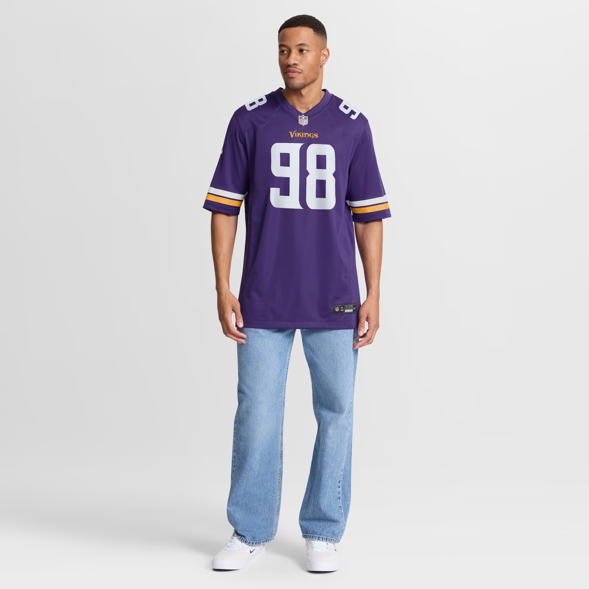 Men's Minnesota Vikings Bo Richter Purple Team Jersey
