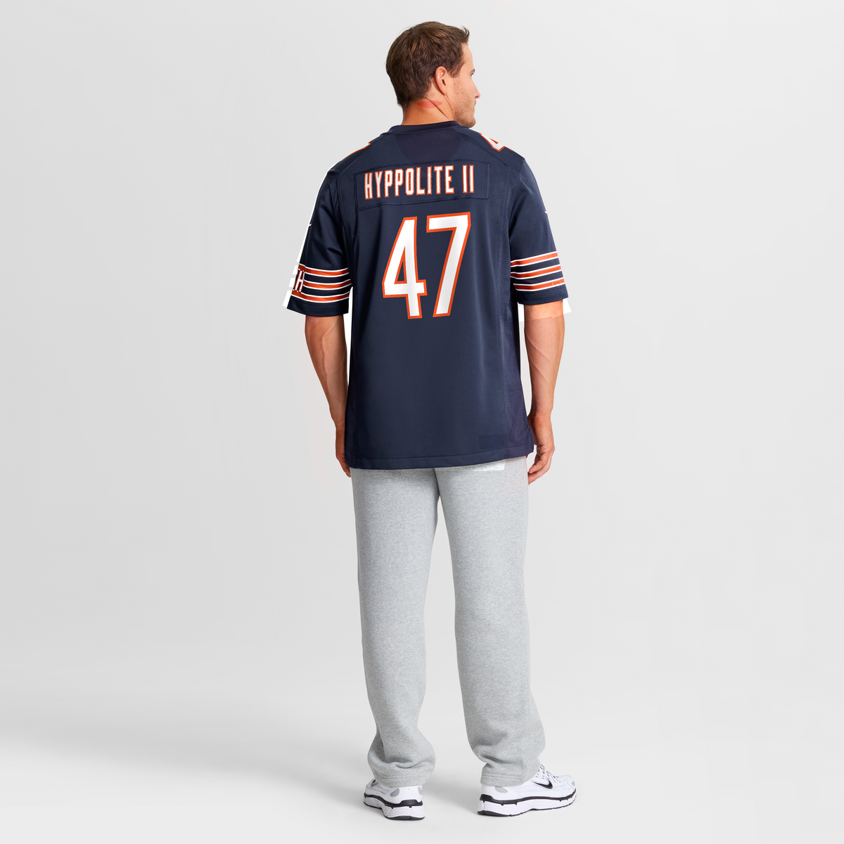 Men's Chicago Bears Ruben Hyppolite II Navy Team Jersey