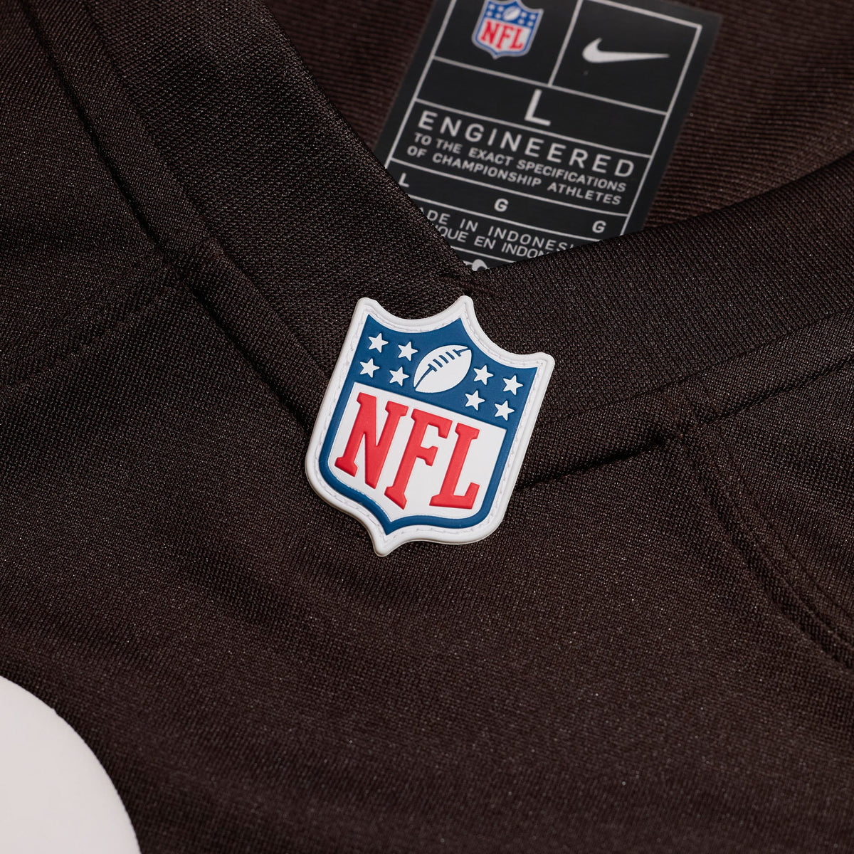 Men's Cleveland Browns David Bell Brown Jersey