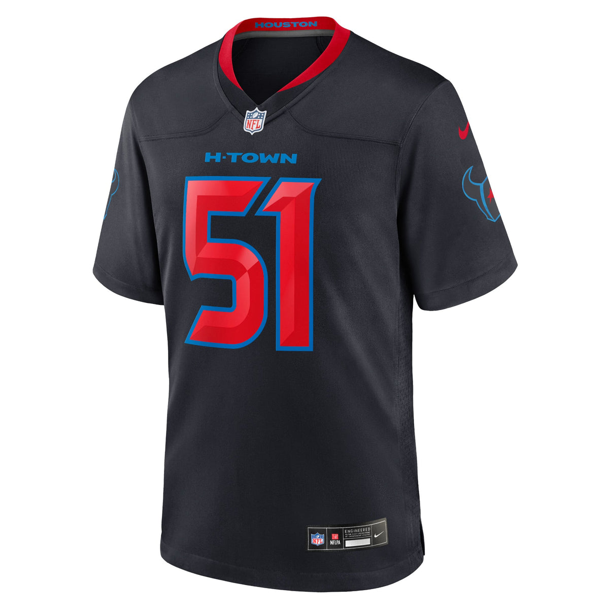 Men's Houston Texans Will Anderson Jr Navy Alternate Jersey
