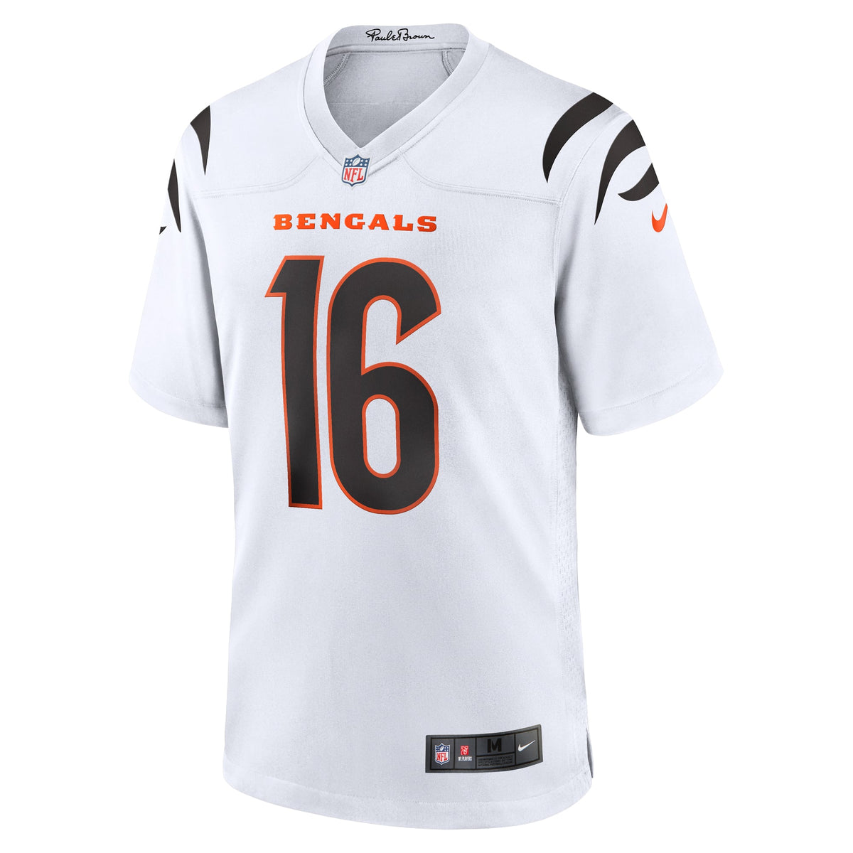 Men's Cincinnati Bengals Joe Flacco White Jersey