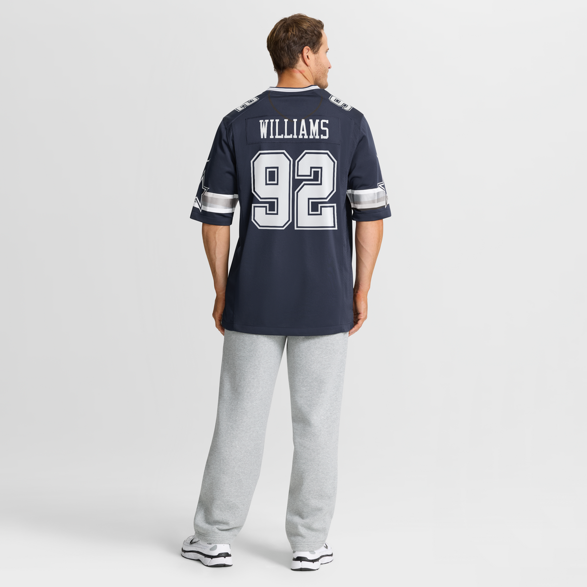 Men's Dallas Cowboys Quinnen Williams White Jersey