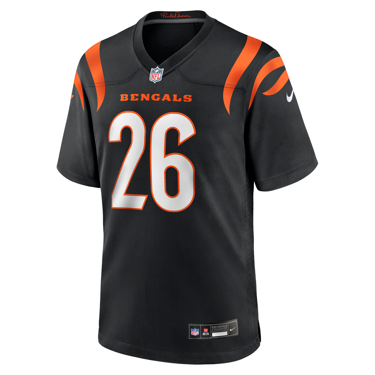 Men's Cincinnati Bengals Ja'Sir Taylor Black Team Jersey