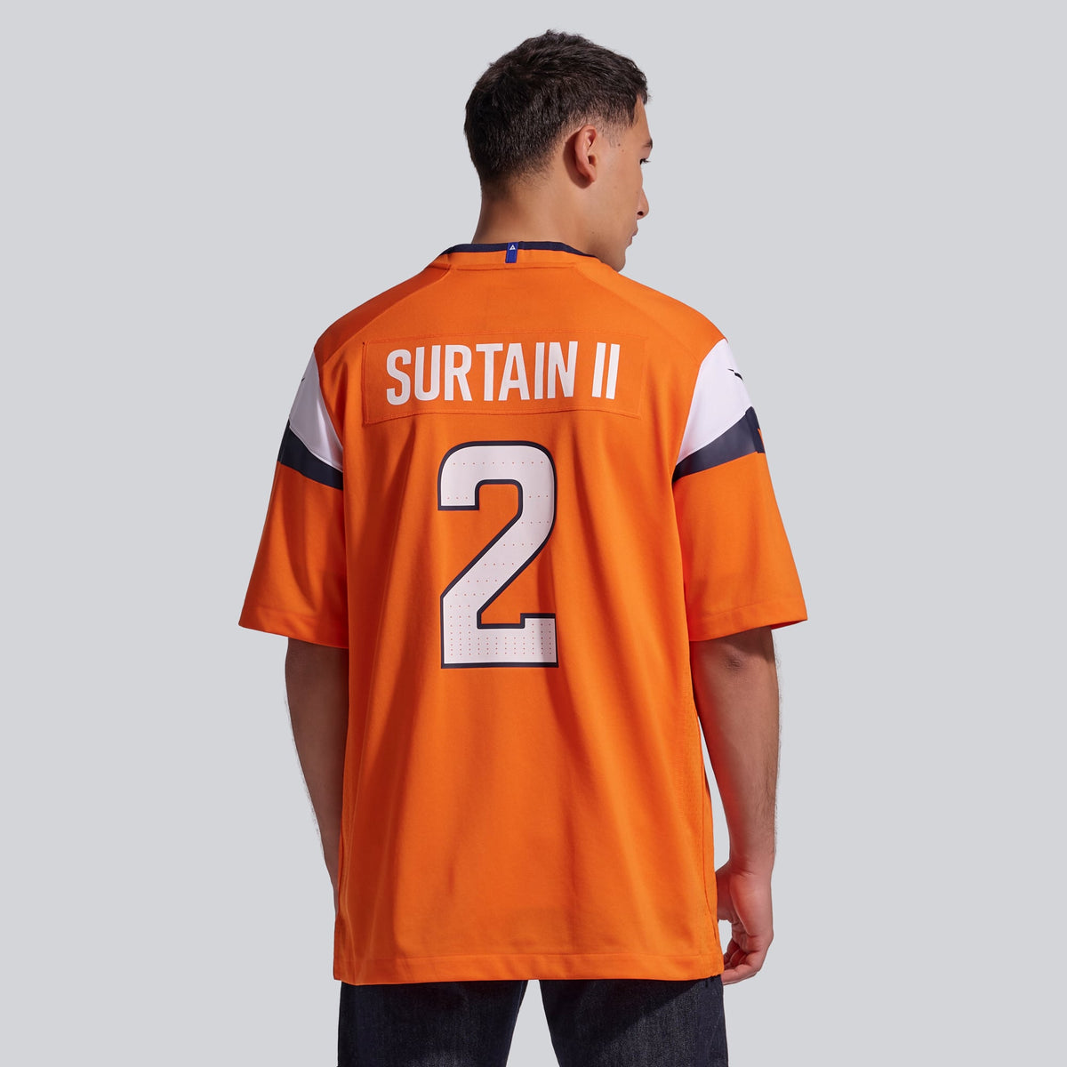 Men's Denver Broncos Patrick Surtain II Orange Team Jersey