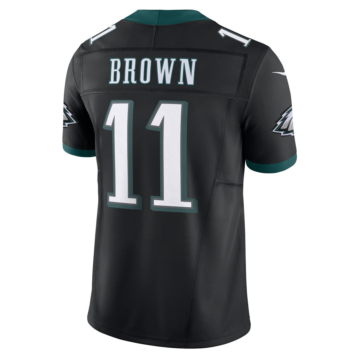 Men's Philadelphia Eagles A J Brown Black Alternate Jersey