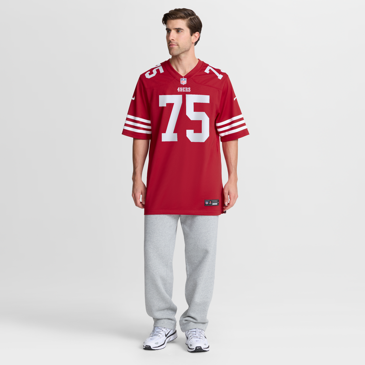 Men's San Francisco 49ers Connor Colby Scarlet Team Jersey