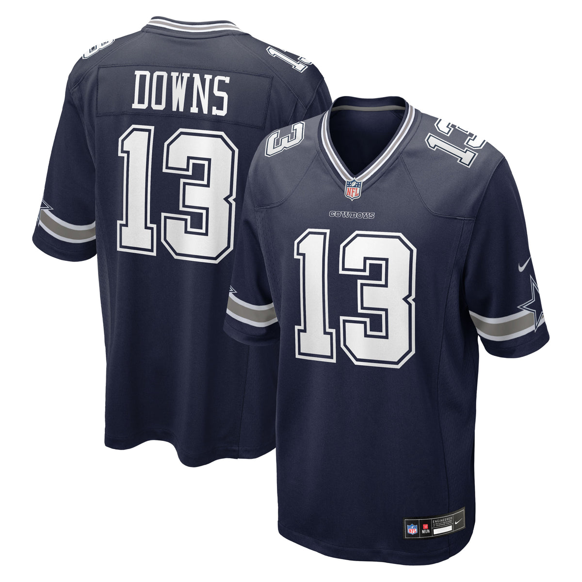 Men's Dallas Cowboys Caleb Downs White Jersey