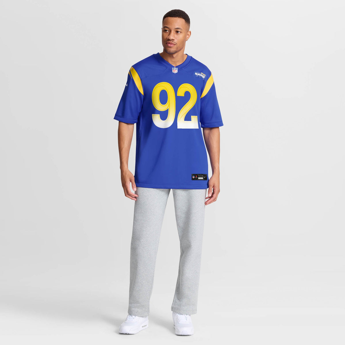 Men's Los Angeles Rams Harrison Mevis Royal Team Jersey