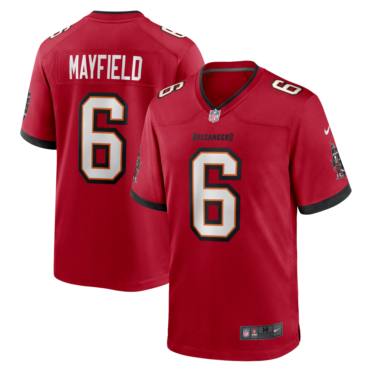 Men's Tampa Bay Buccaneers Baker Mayfield Pewter Alternate Game Player Jersey