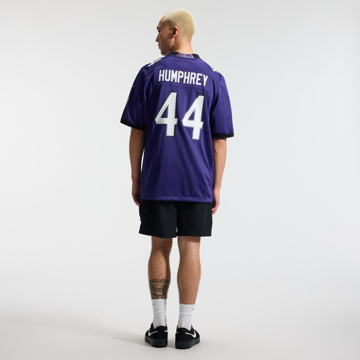 Men's Baltimore Ravens Marlon Humphrey Purple Team Jersey
