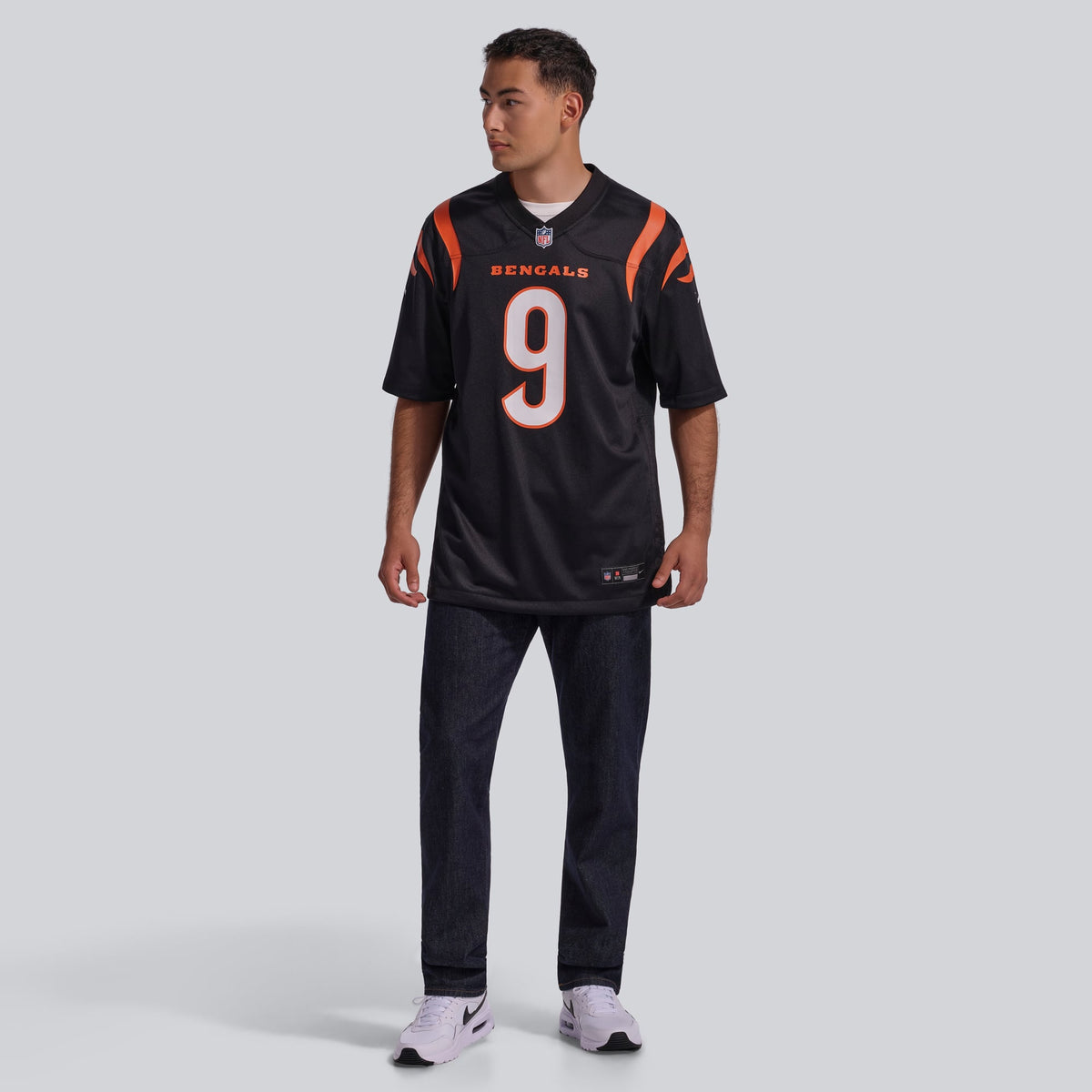 Men's Cincinnati Bengals Joe Burrow Orange Alternate Jersey