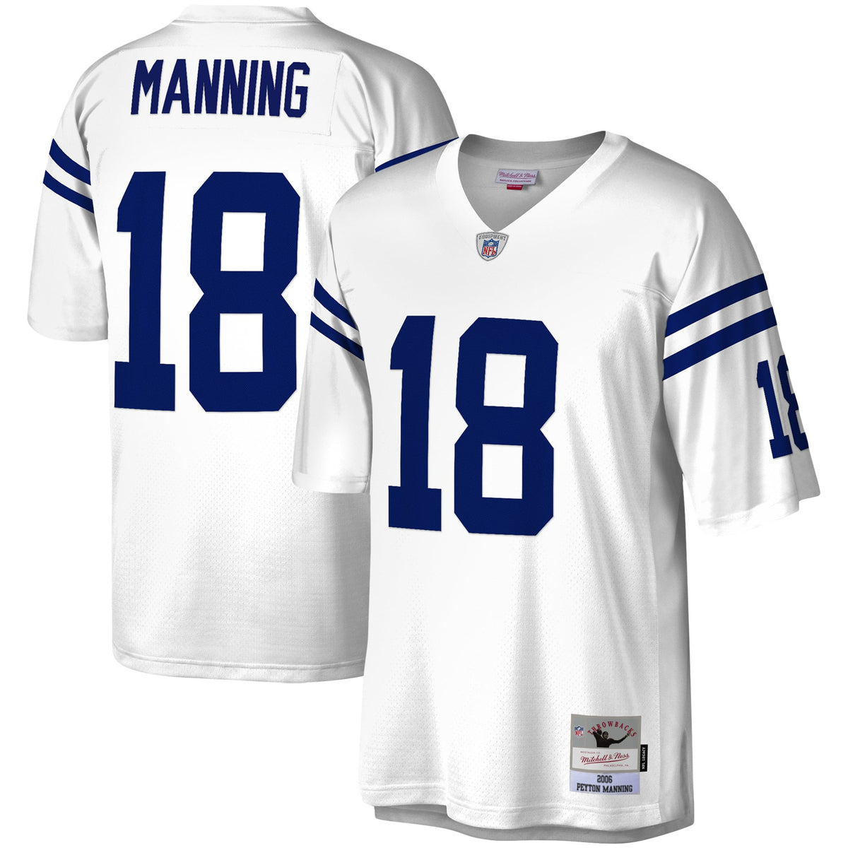 Men's Indianapolis Colts Peyton Manning Royal Legacy Replica Jersey