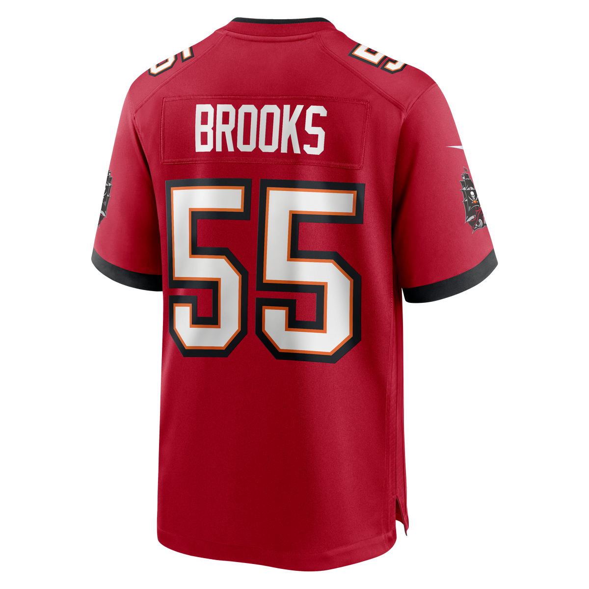 Men's Tampa Bay Buccaneers Derrick Brooks Red Game Retired Player Jersey