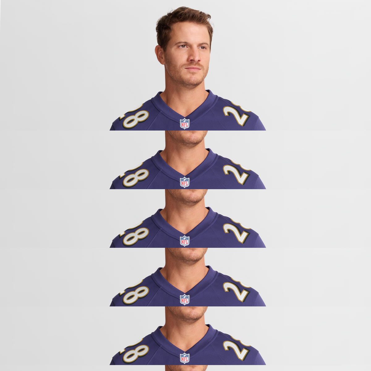 Men's Baltimore Ravens Taven Bryan Purple Team Jersey
