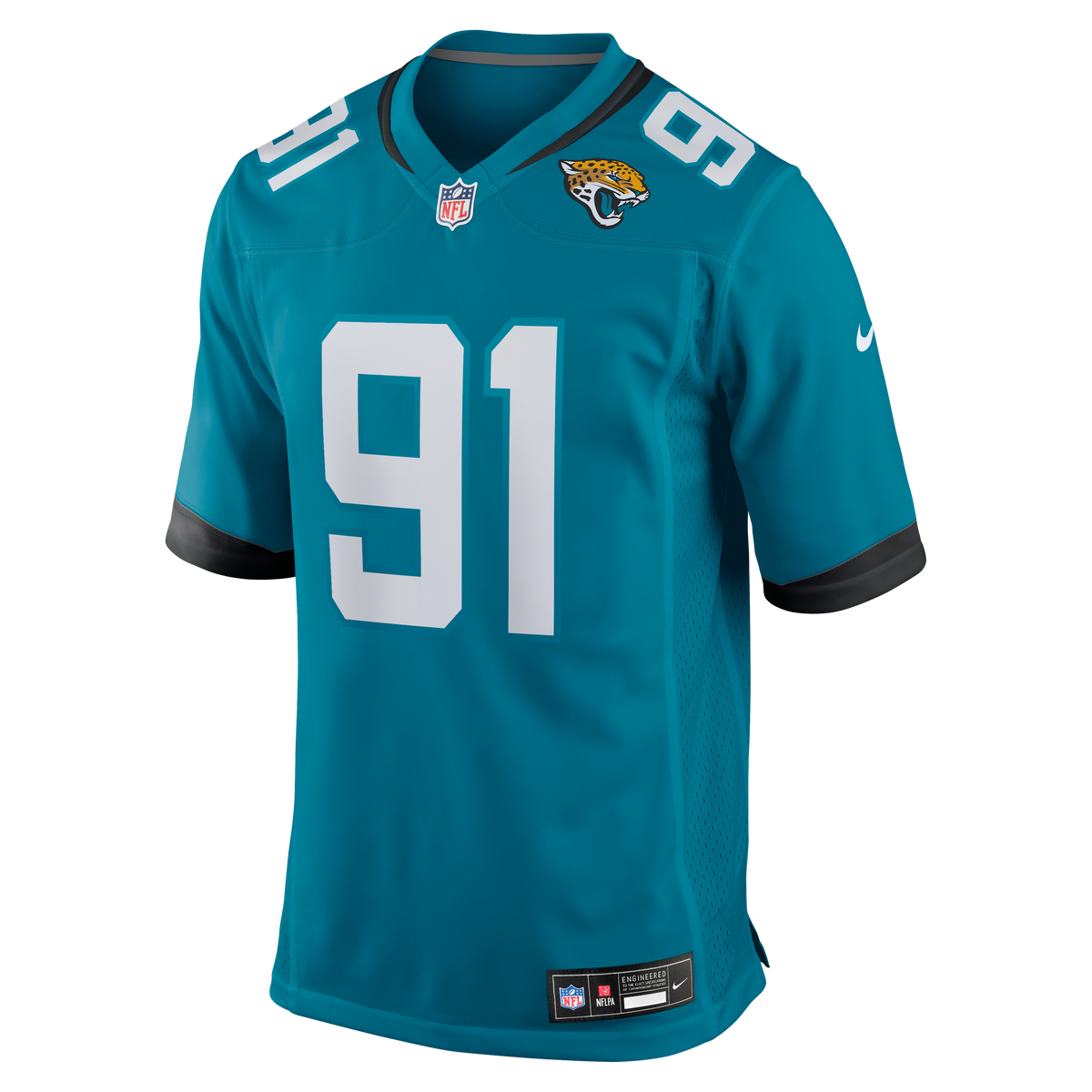 Men's Jacksonville Jaguars Arik Armstead Teal Team Jersey