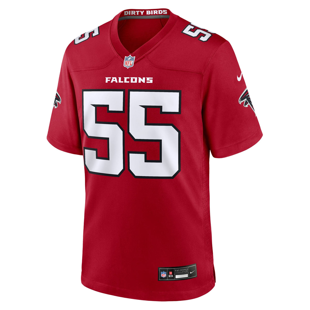 Men's Atlanta Falcons Za'Darius Smith Red Team Jersey
