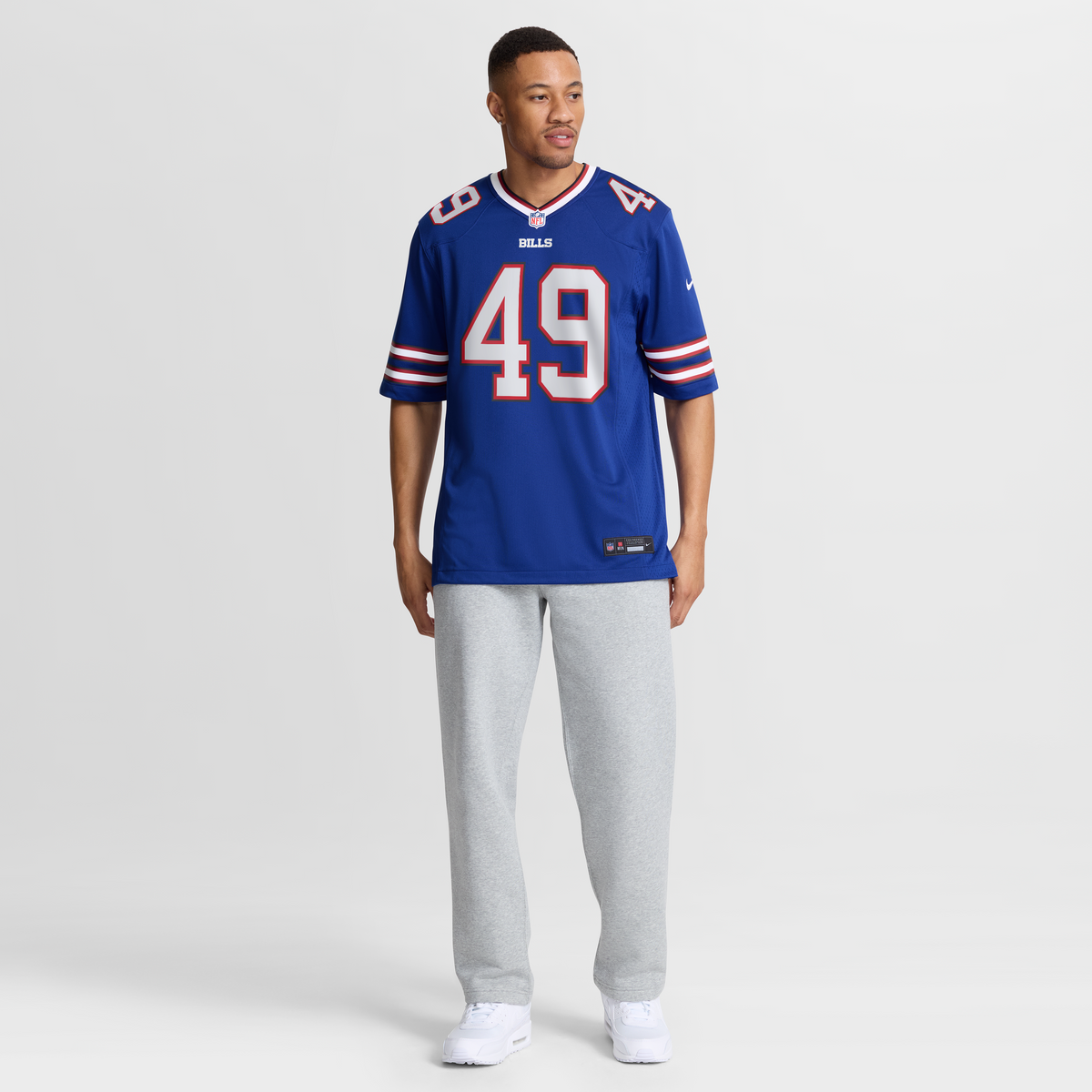 Men's Buffalo Bills DaShaun White Royal Team Jersey