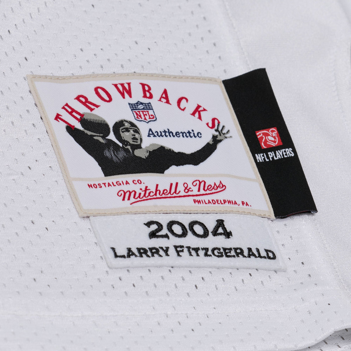 Arizona Cardinals Larry Fitzgerald White Big & Tall 2004 Legacy Retired Player Jersey