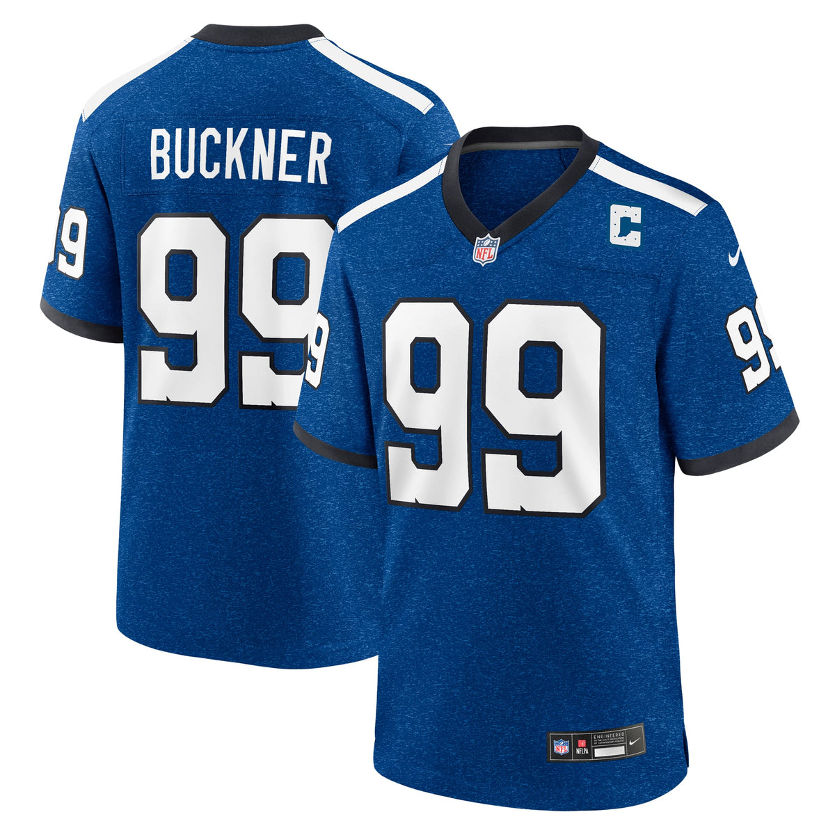 Men's Indianapolis Colts DeForest Buckner Blue Alternate Jersey