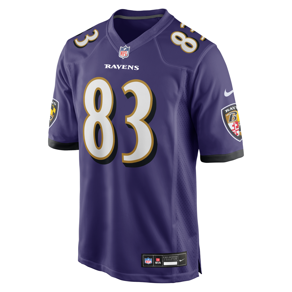 Men's Baltimore Ravens LaJohntay Wester Purple Team Jersey