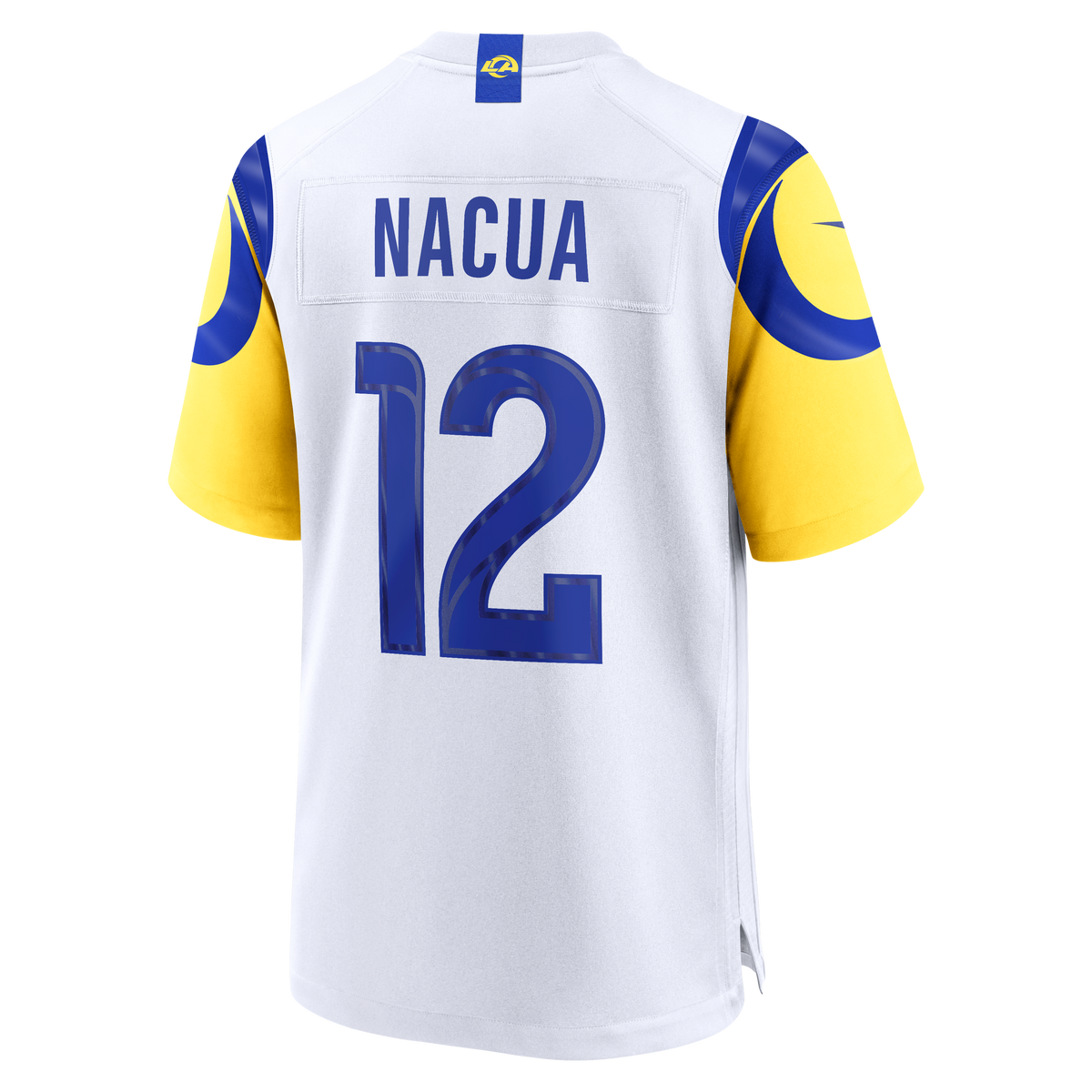 Men's Los Angeles Rams Puka Nacua White White Game Player Jersey