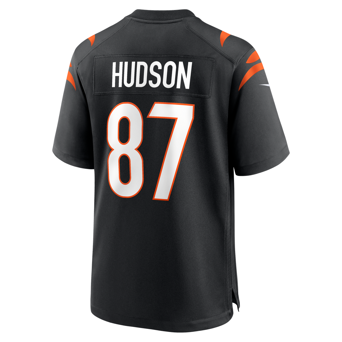 Men's Cincinnati Bengals Tanner Hudson Black Home Game Player Jersey