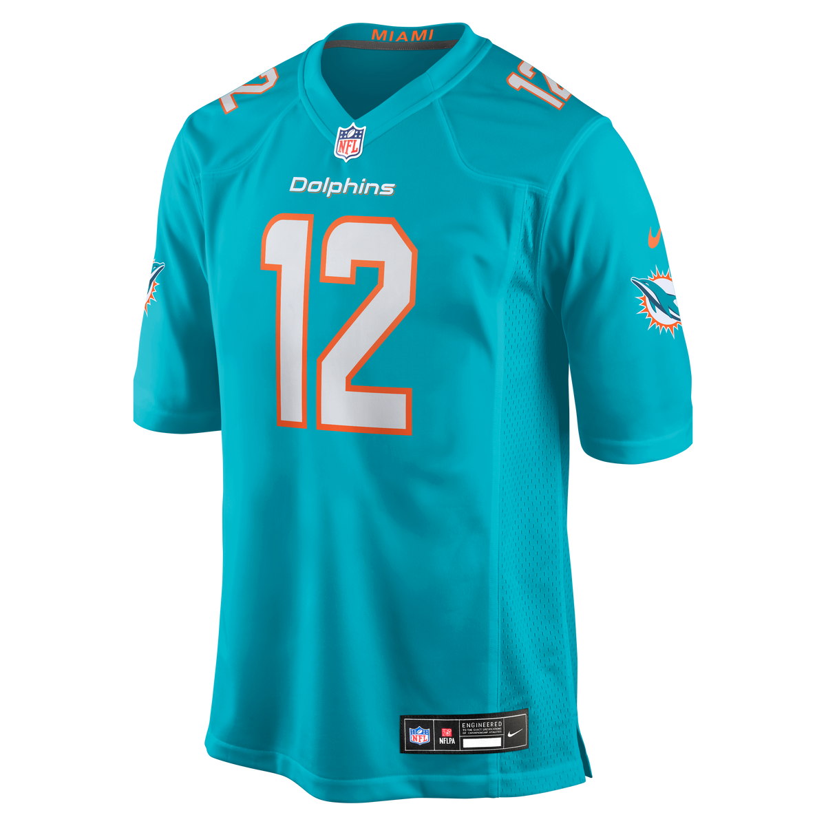 Men's Miami Dolphins Bob Griese Aqua Game Retired Player Jersey