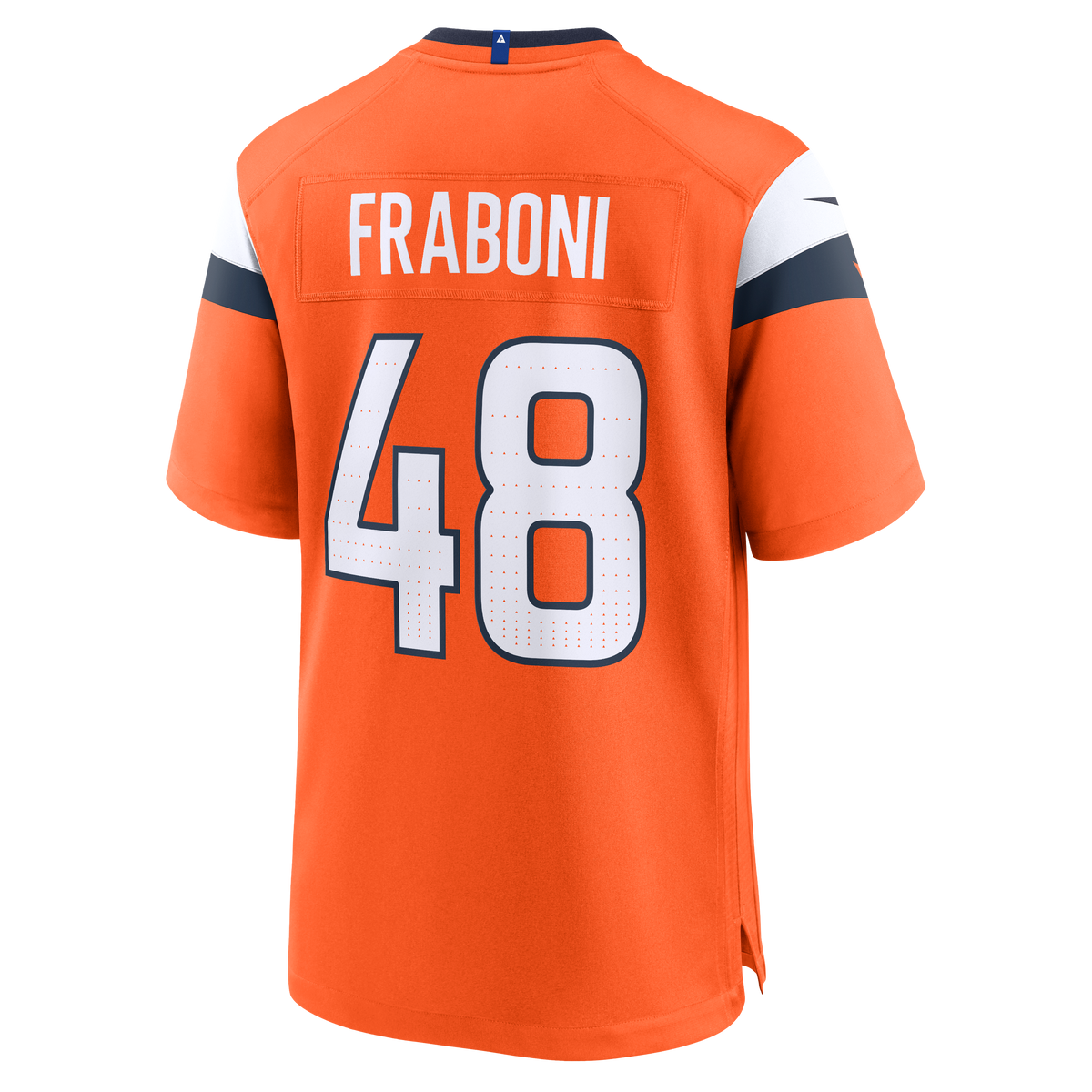 Men's Denver Broncos Mitchell Fraboni Orange Team Jersey
