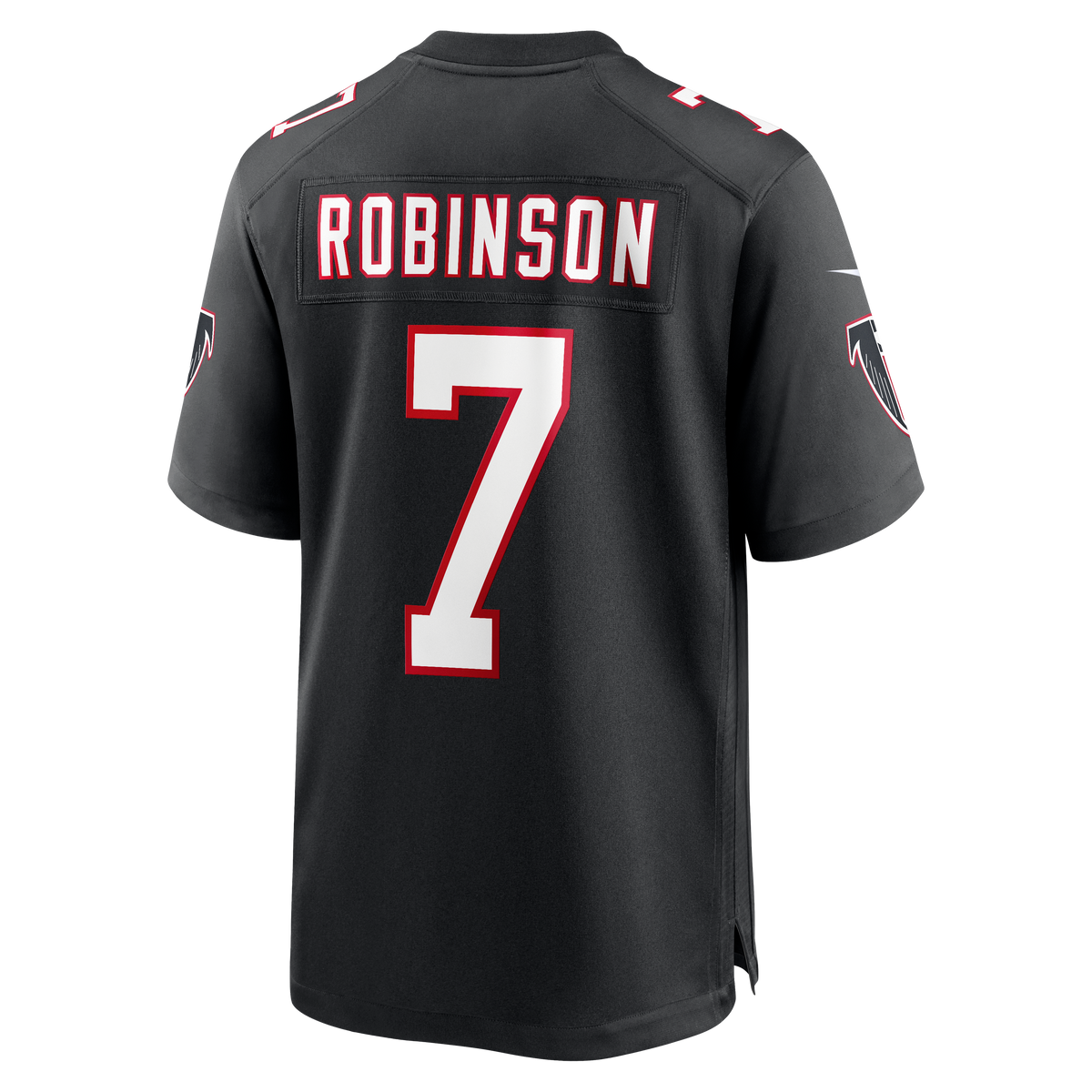 Men's Atlanta Falcons Bijan Robinson Black Throwback Jersey