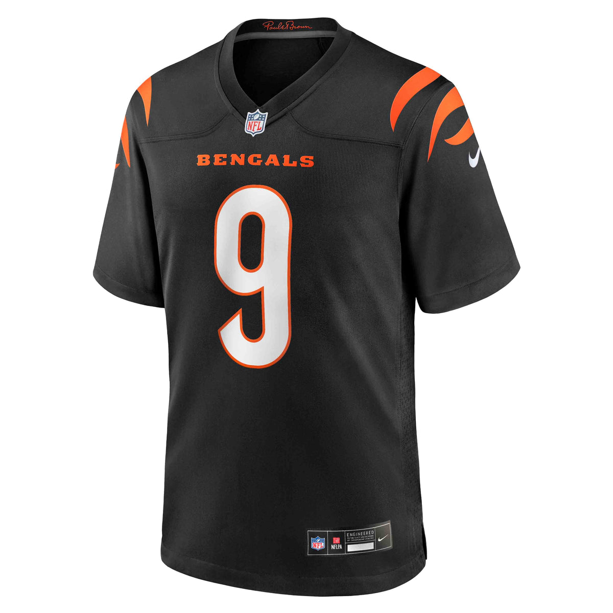 Men's Cincinnati Bengals Joe Burrow Orange Alternate Jersey