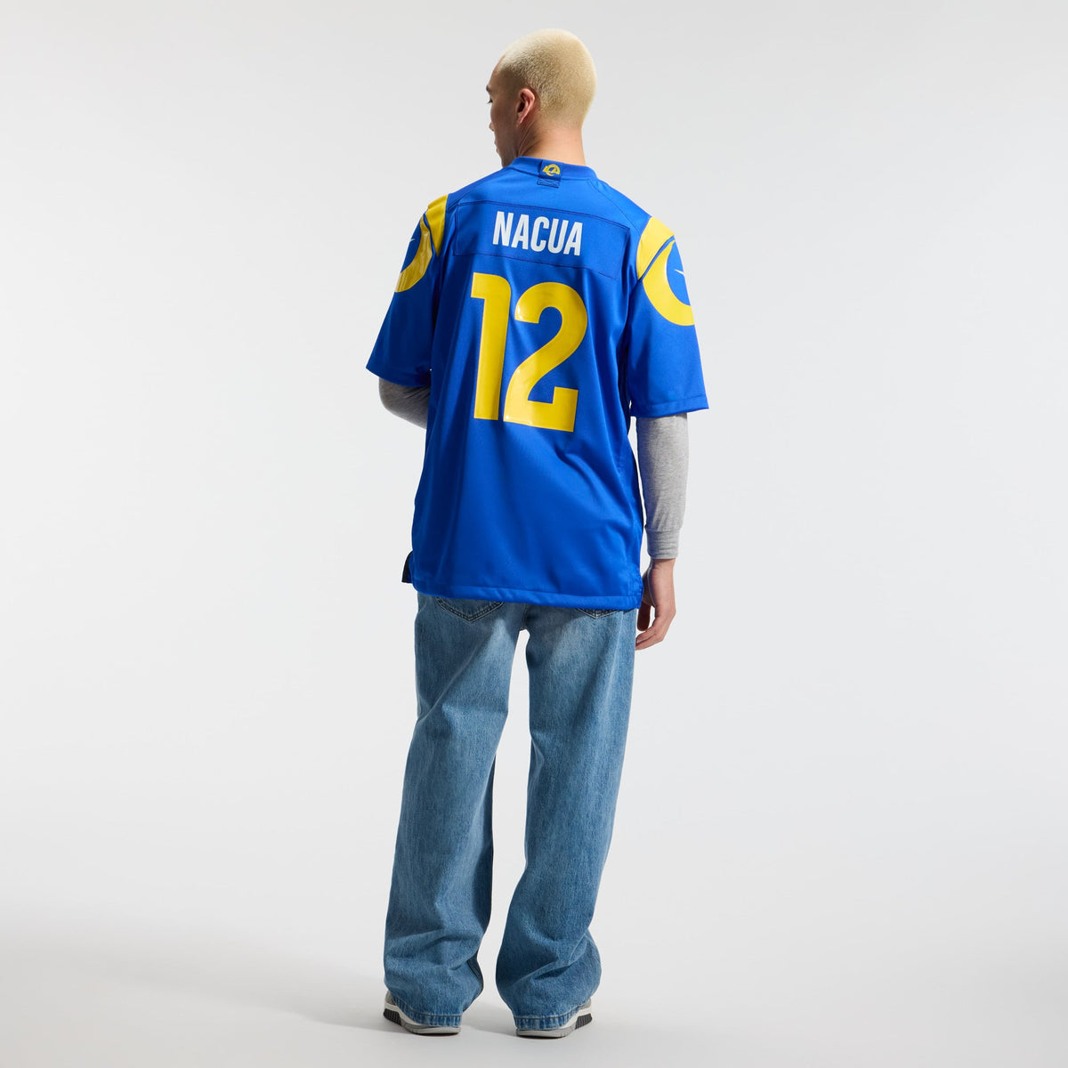 Men's Los Angeles Rams Puka Nacua White White Game Player Jersey