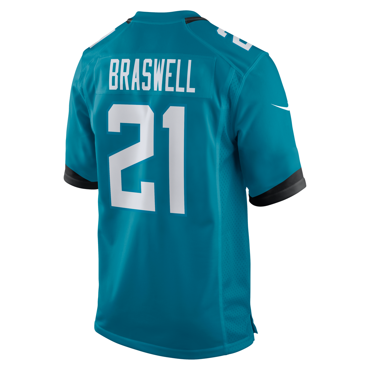 Men's Jacksonville Jaguars Christian Braswell Teal Team Jersey